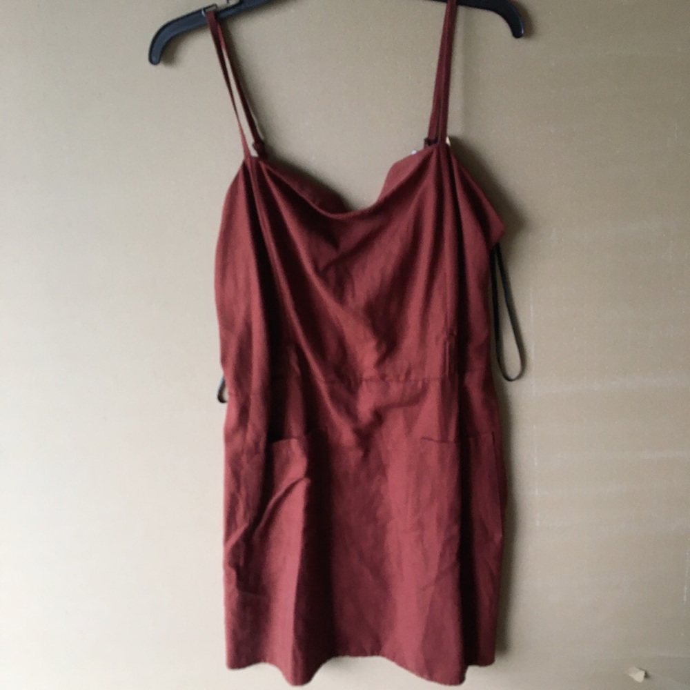 Burgundy dress
